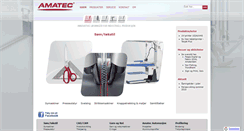 Desktop Screenshot of nyweb.amatec.no